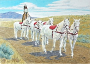 Riding Six White Horses